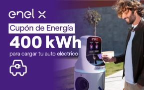 Cupón de Energía 400 kWh para uso en la Red de Carga Pública Enel X
